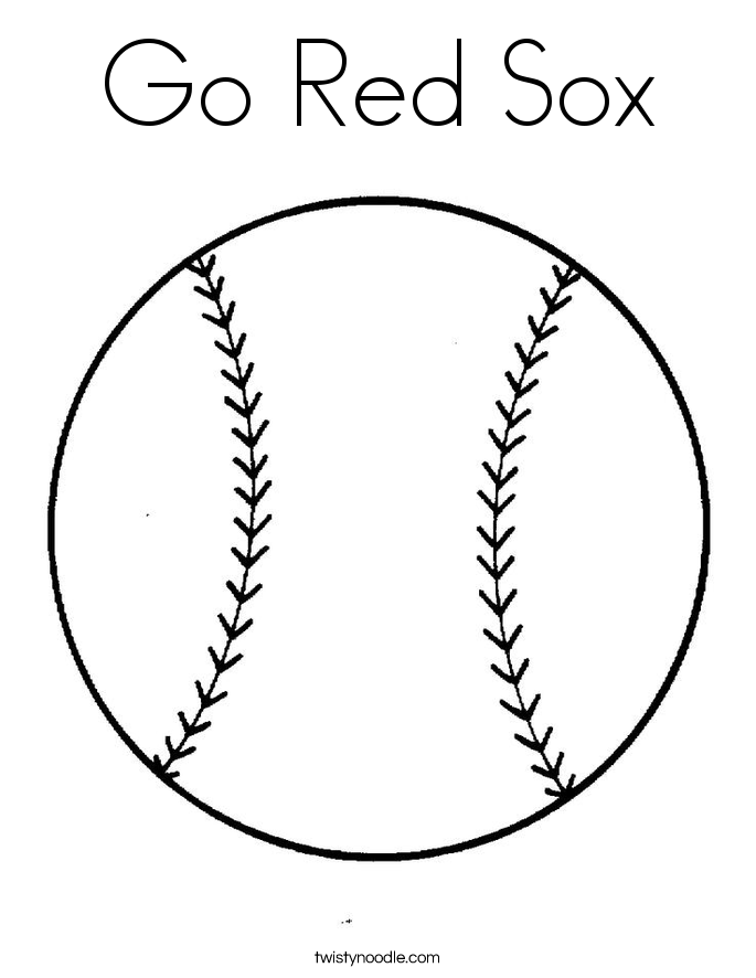Red Sox Coloring Pages | Coloring Pages