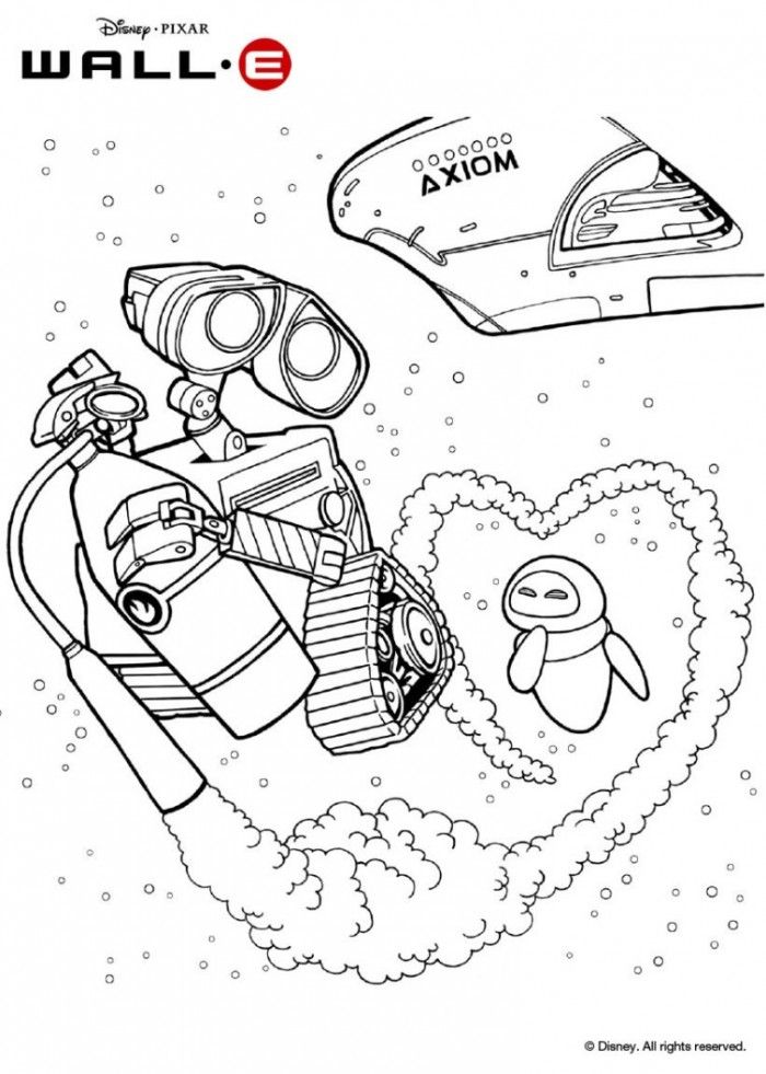 Wall-e Coloring Pages | 99coloring.com