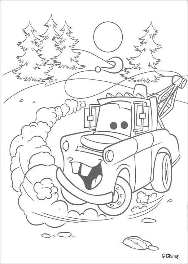 Disney Cars Coloring Pages For Kids