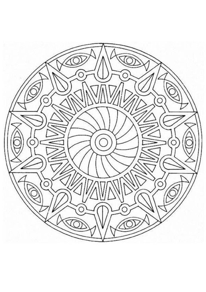 Free Printable Advanced Coloring Pages