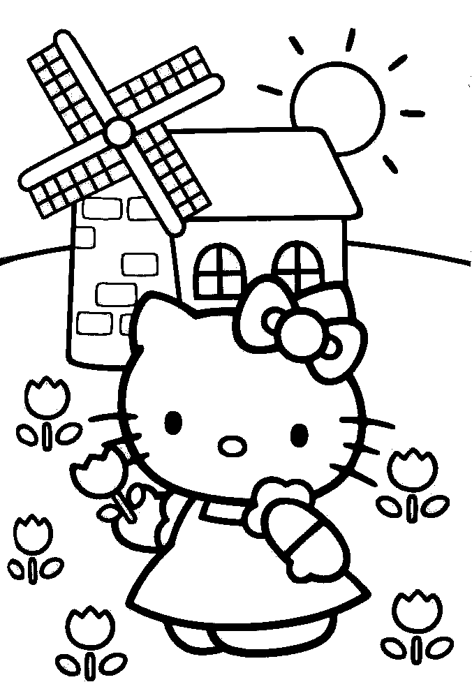 Hello Kitty Coloring Pages (2) | Coloring Kids