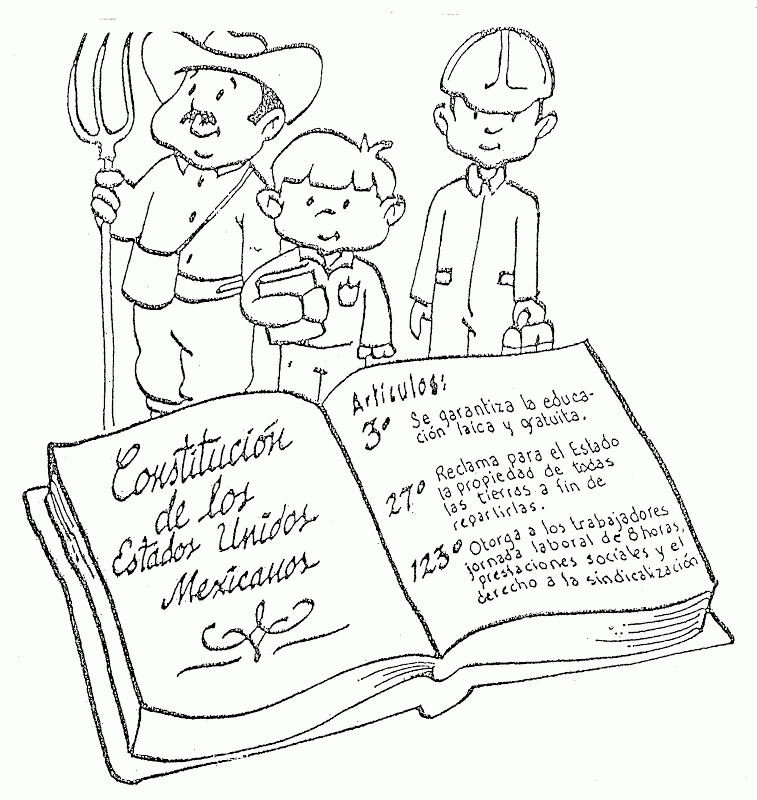 Constitution of Mexico - free coloring pages | Coloring Pages