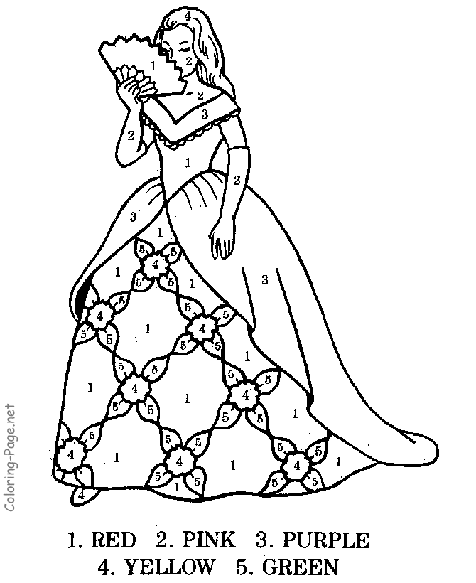 Color By Number Coloring Pages For Kids | Free coloring pages