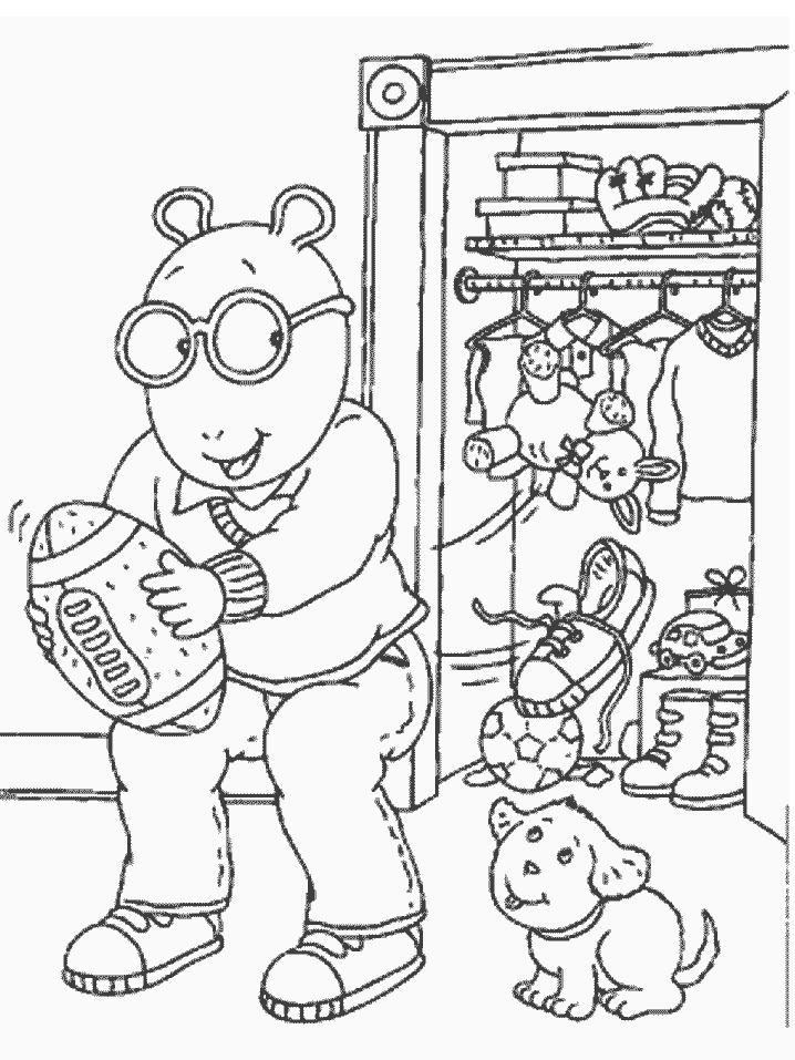 Printable Arthur 22 Cartoons Coloring Pages 