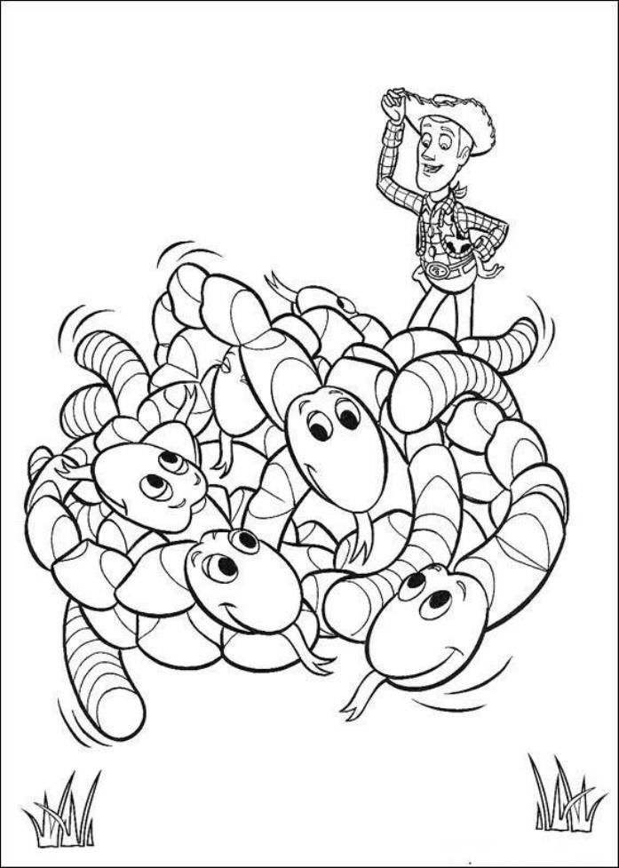 Worms Toy Story 3 Coloring Pages : Coloring Kids – Free Printable