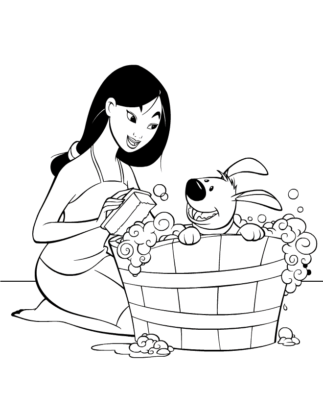 Mulan Disney Coloring Pages Images & Pictures - Becuo