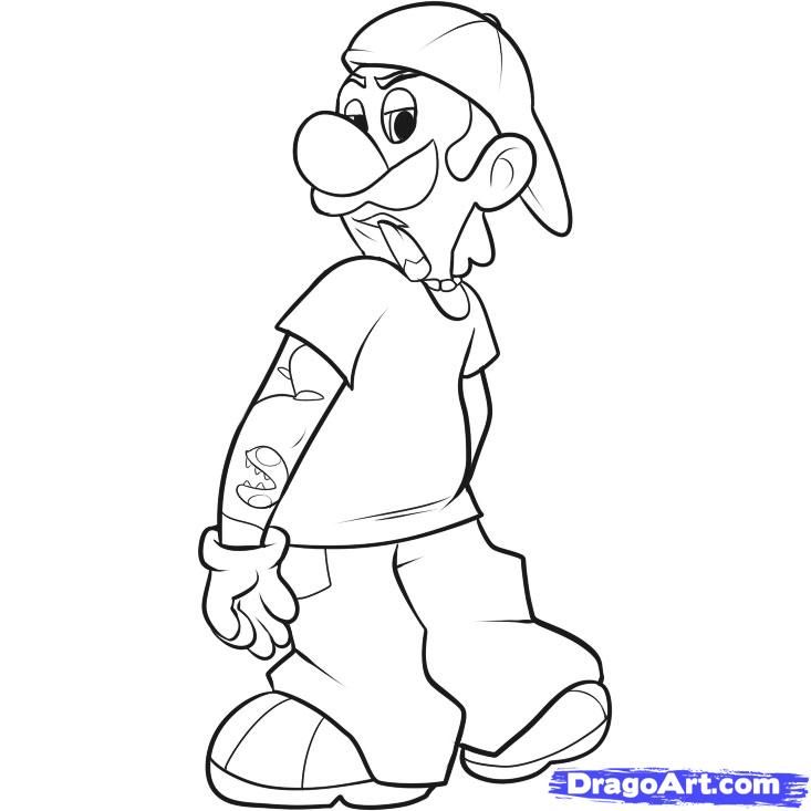 Gangsta Coloring Pages : Coloring Book Area Best Source for