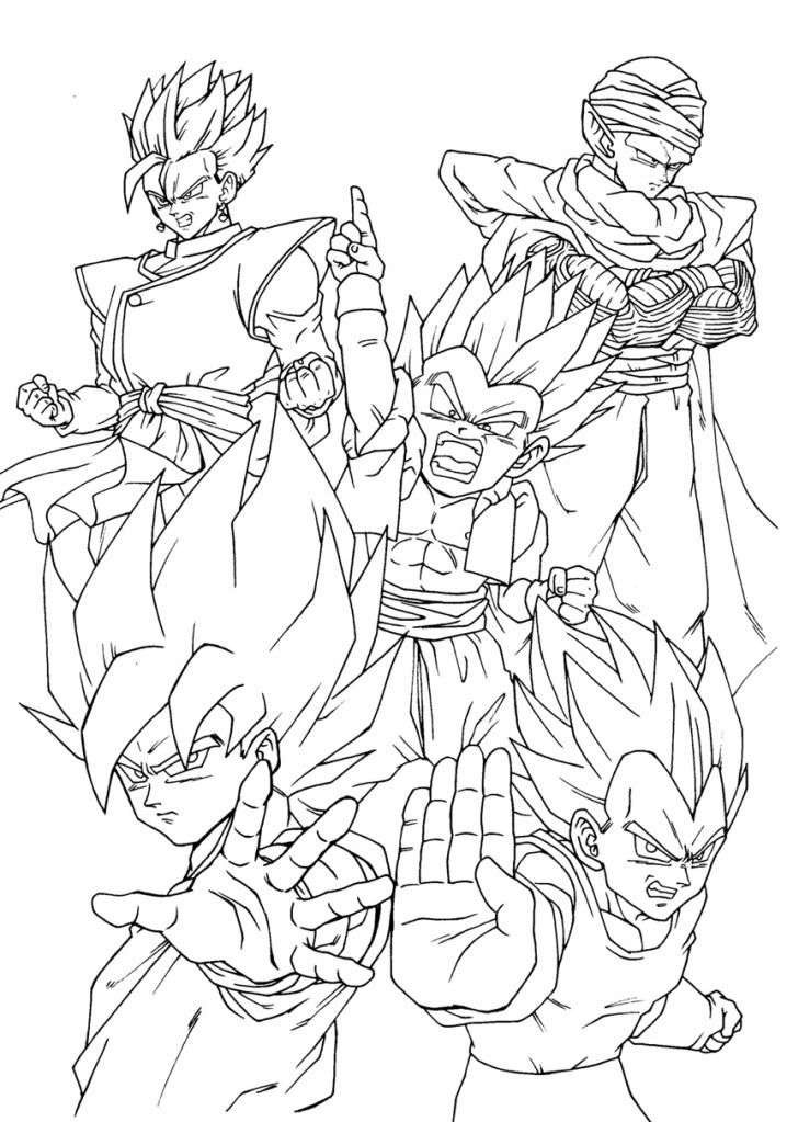Dragon Ball Gt Coloring Pages 251 | Free Printable Coloring Pages