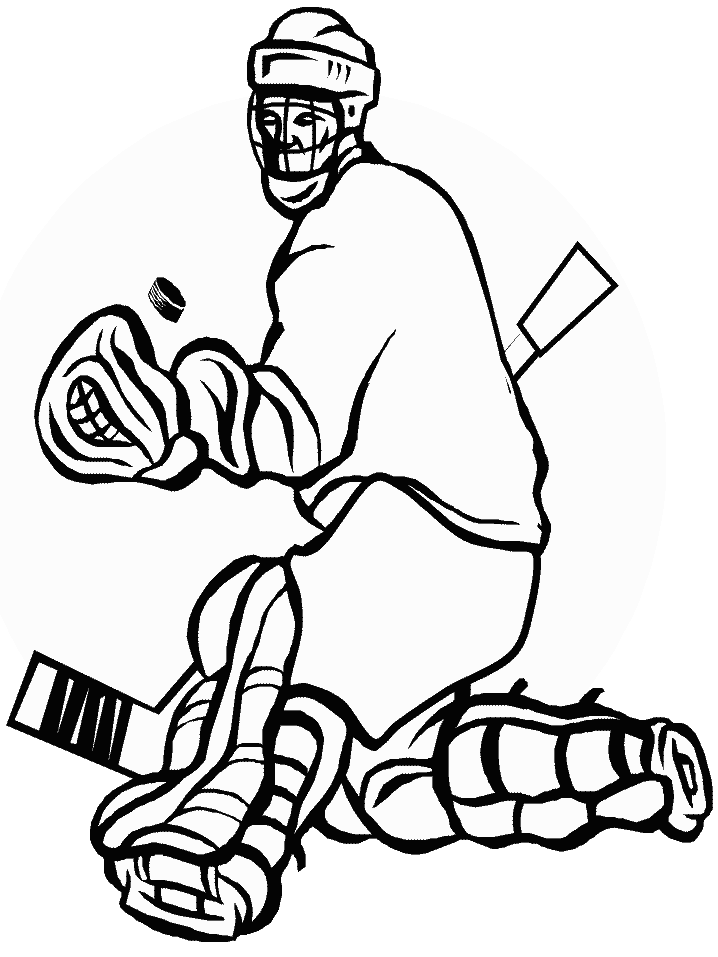 Coloring Page - Hockey coloring pages 12