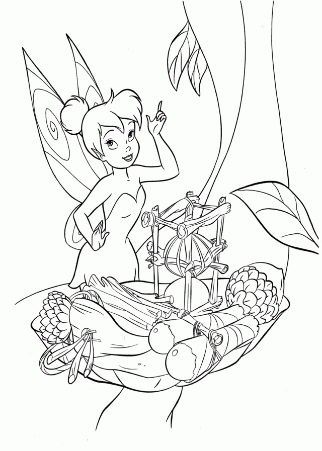 Tinkerbell Is Trying To Cook Coloring Online Super Coloring 137642