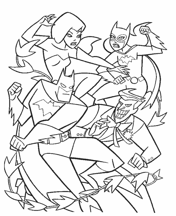 bat women Colouring Pages (page 2)