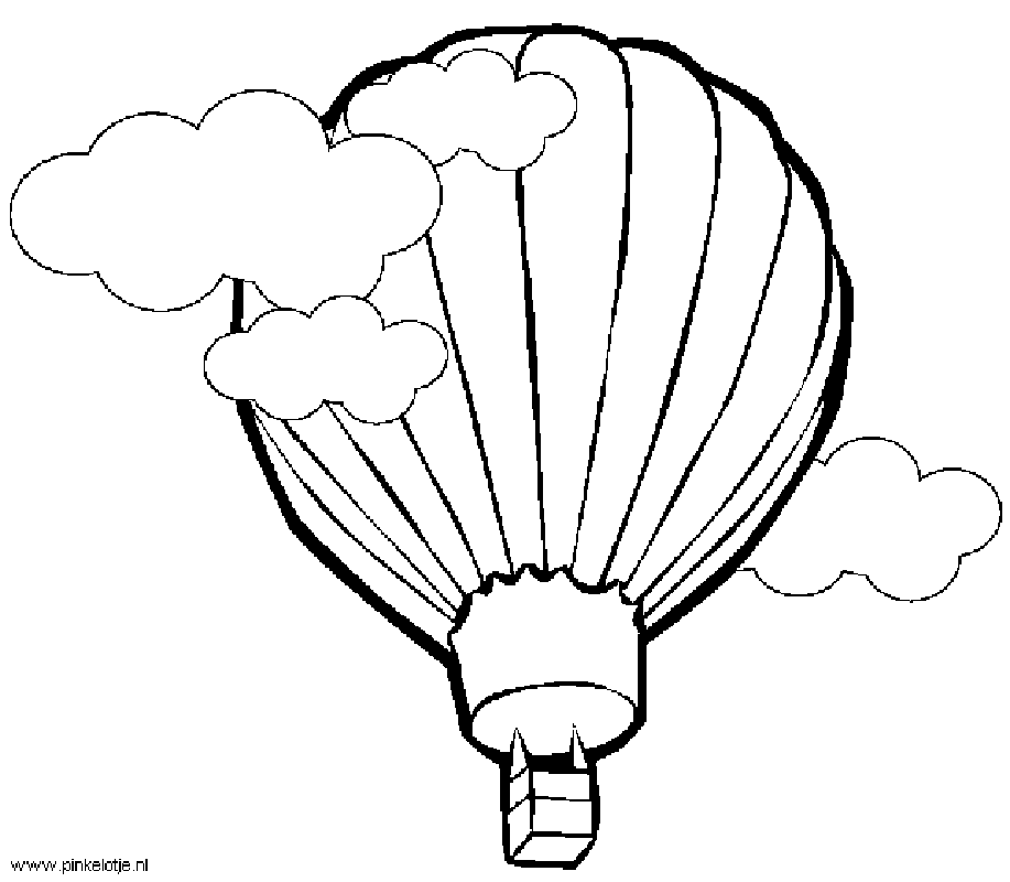 Hot air balloon Coloring Pages 7 | Free Printable Coloring Pages