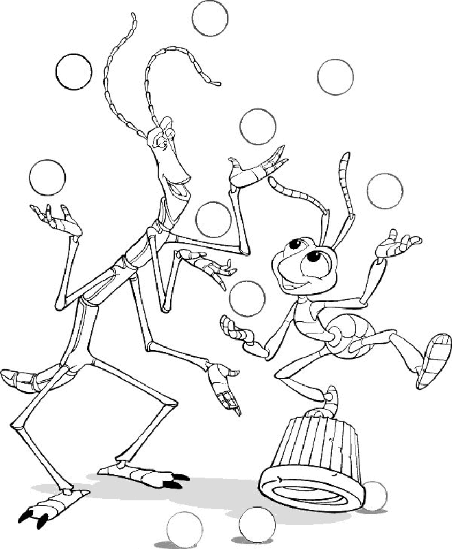 Coloring Pages Of A Bugs Life - Free Printable Coloring Pages