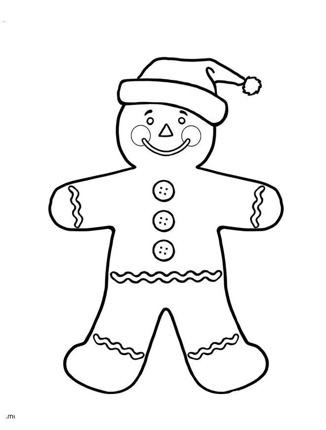 Gingerbread Coloring Pages gingerbread baby coloring pages jan