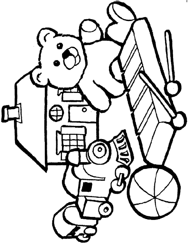 Toys | Free Printable Coloring Pages