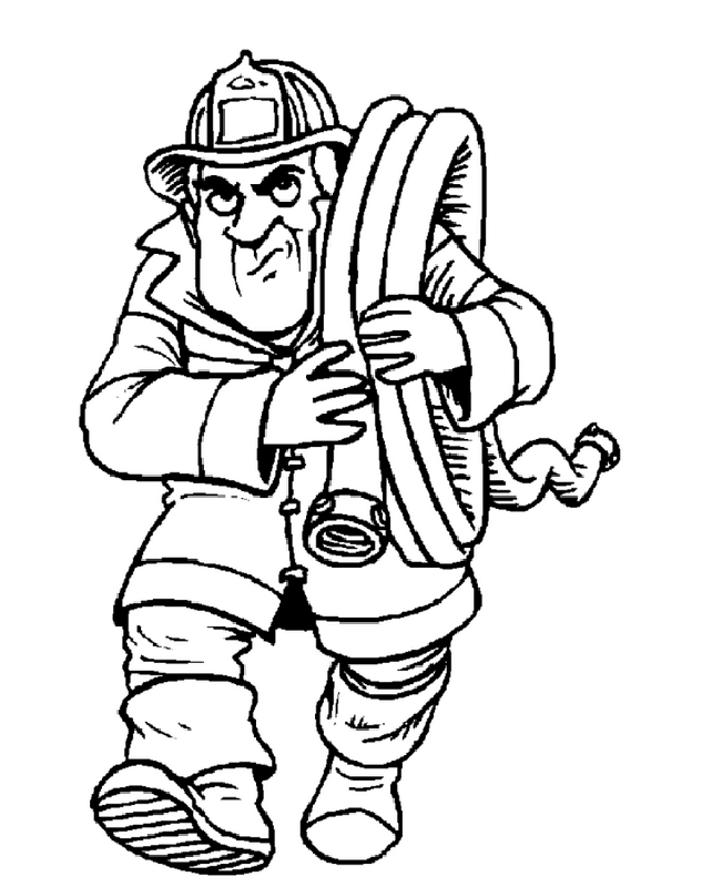 Fireman | Free Printable Coloring Pages – Coloringpagesfun.com