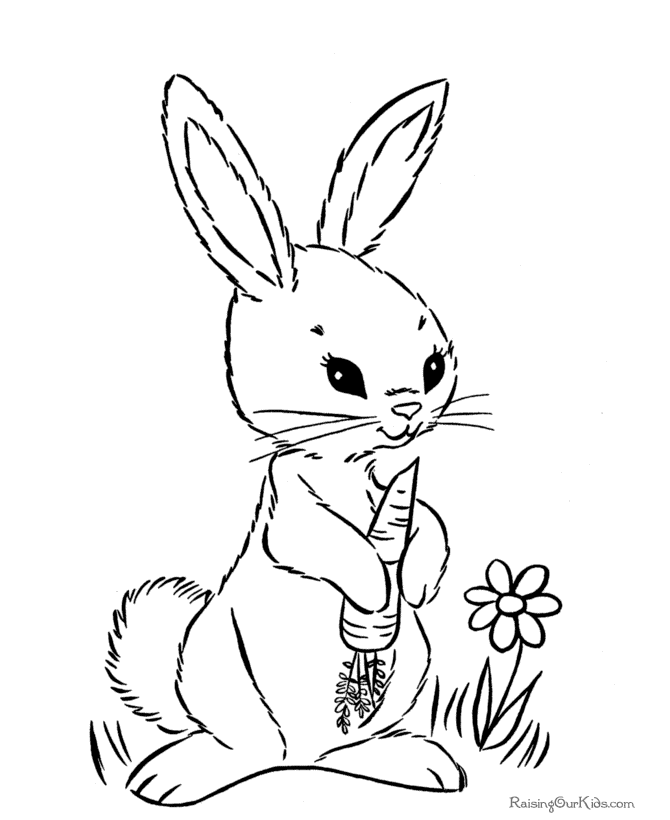 Pictures of bunnies to color | coloring pages for kids, coloring