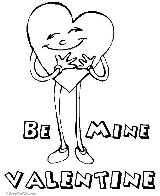 Valentine Coloring Pages - 012