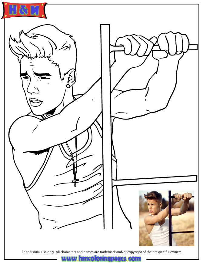 Justin Bieber Name Coloring Pages Images & Pictures - Becuo