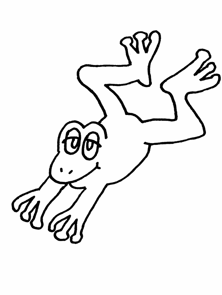 Printable Frogs 12 Animals Coloring Pages 