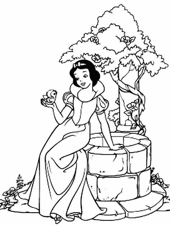 Disney Snow White Coloring Pages