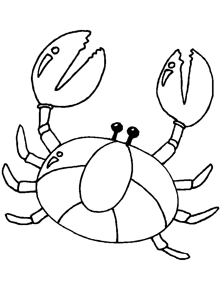 Crab Coloring Pages and Printables | Animal Coloring Pages