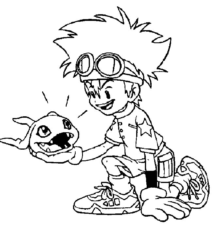Digimon | Free Printable Coloring Pages – Coloringpagesfun.com