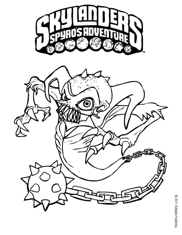Ghost Roaster Skylander Coloring Page | Birthday Party Ideas for the …
