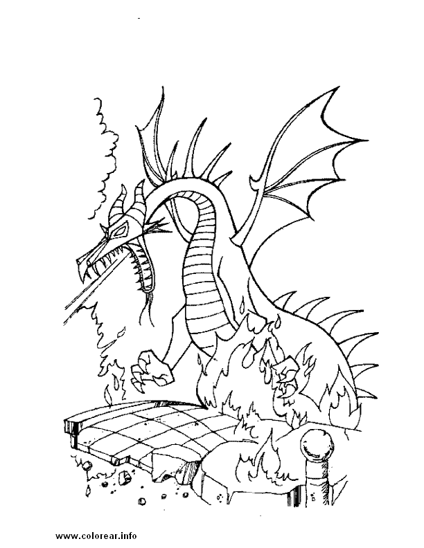 Tattoo Dragon Coloring Pages | Colouring pages | #40 Free