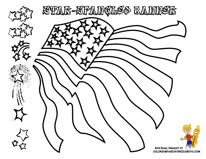 Fourth Of July Coloring Pages To Print - Free Coloring Pages For