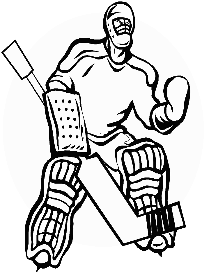 Coloring Page - Hockey coloring pages 4