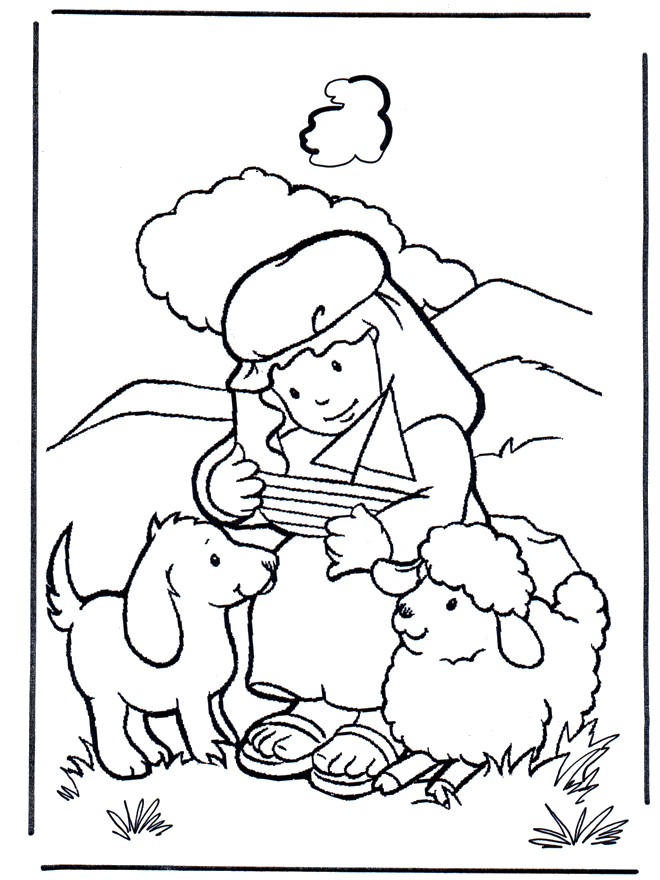 David And Jonathan Coloring Pages - Free Printable Coloring Pages