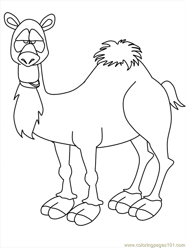 Coloring Pages camel (Mammals > Camel) - free printable coloring