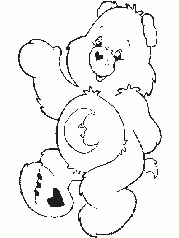 Bedtime Bear Coloring Pages - Free Printable Coloring Pages | Free
