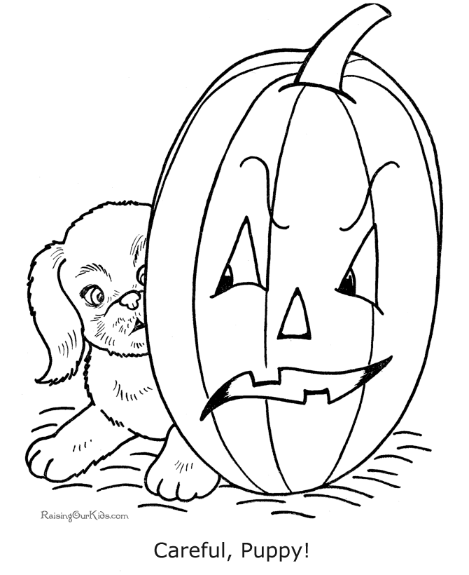 Free printable coloring sheets for Halloween - 005