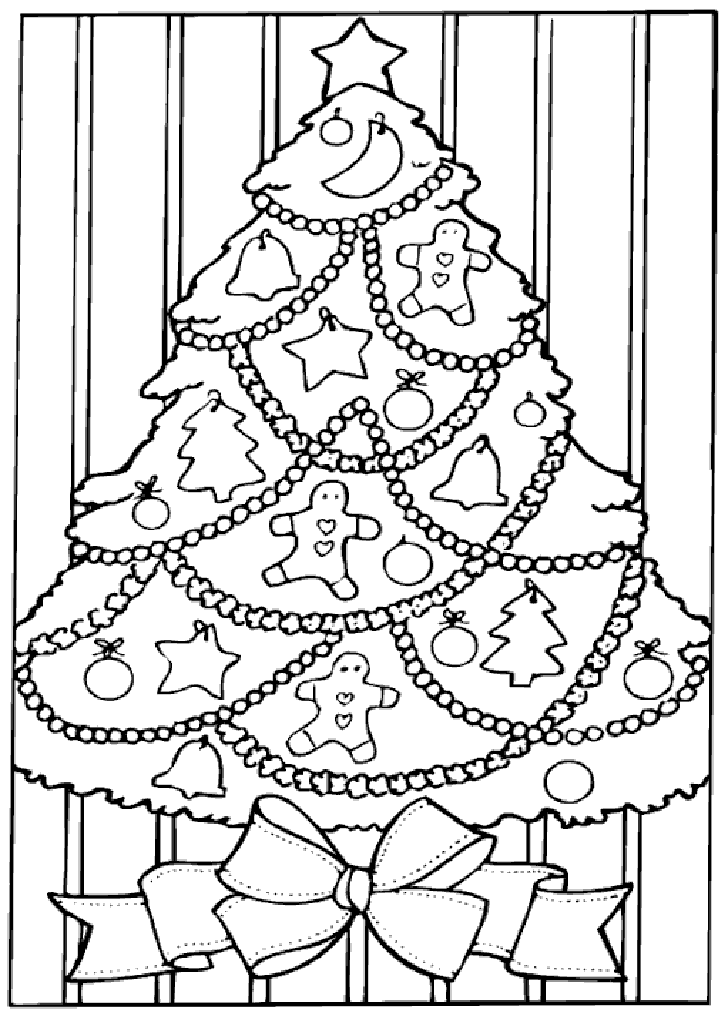 Free Printable Coloring Pages Christmas Trees