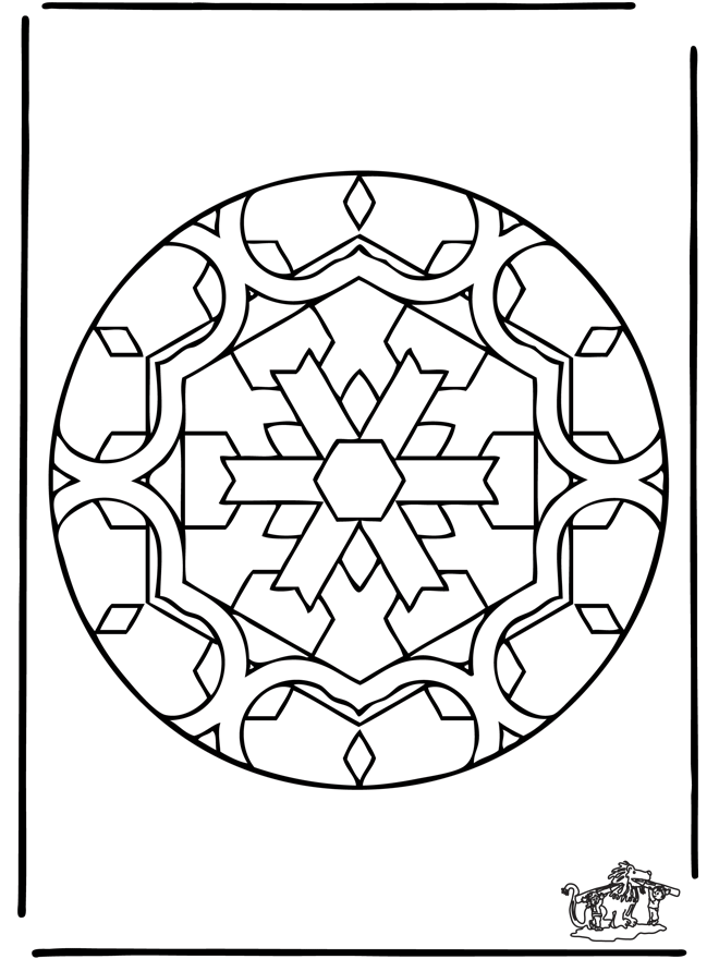 Free Coloring Pages Mandalas 6 | Free Printable Coloring Pages