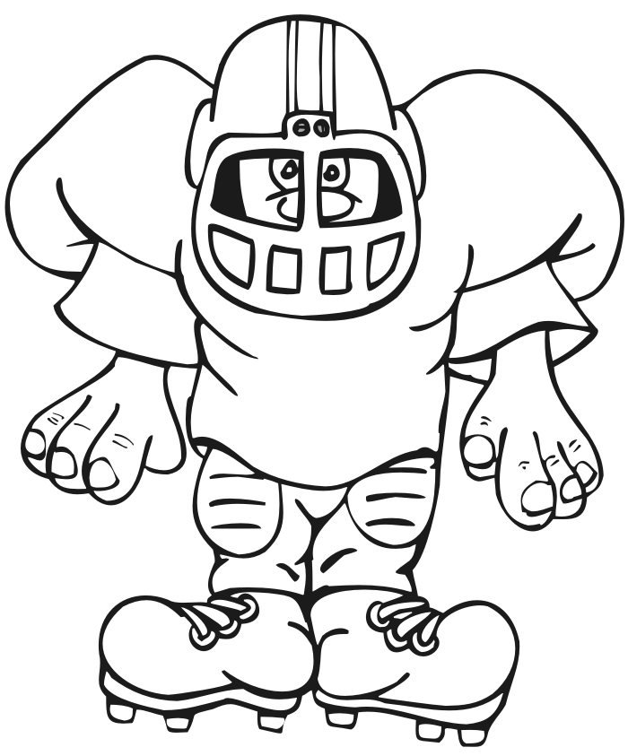 American Football Coloring Pages (3) - Coloring Kids