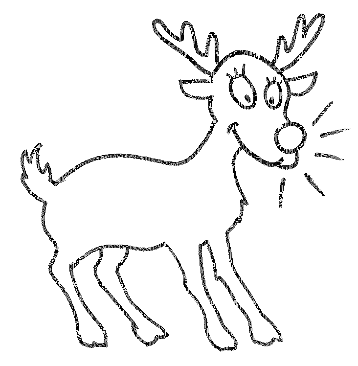 reindeer pictures to print | Coloring Picture HD For Kids