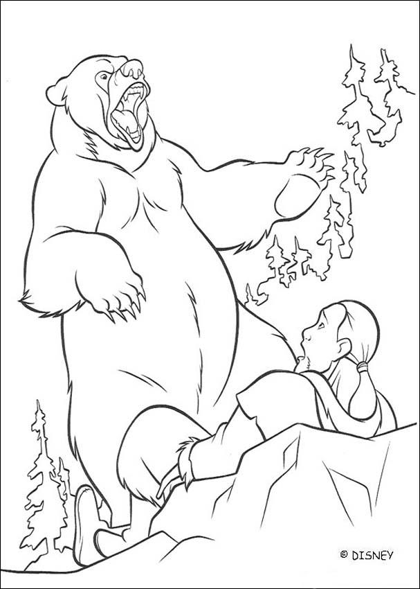 Brother Bear coloring book pages - Brother Bear 16