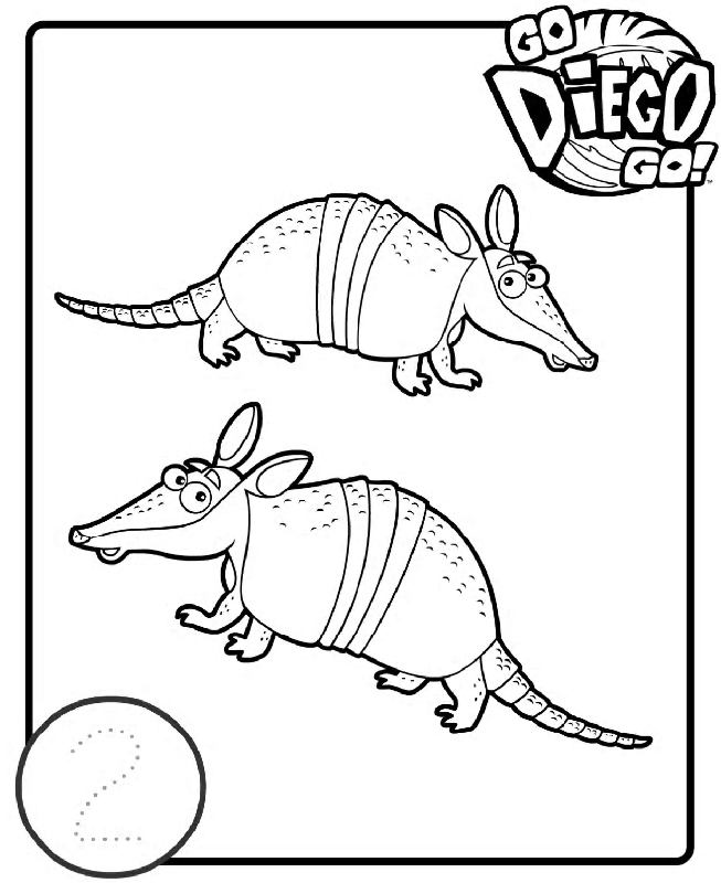 Diego, Go Diego GoColoring Pages 10 | Free Printable Coloring