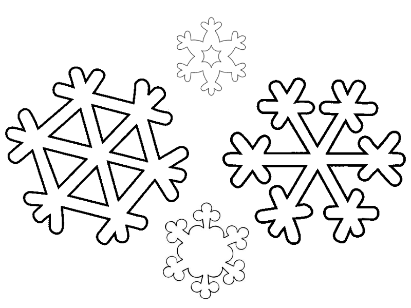 Snowflakes - winter coloring pages to print | Best Coloring Pages