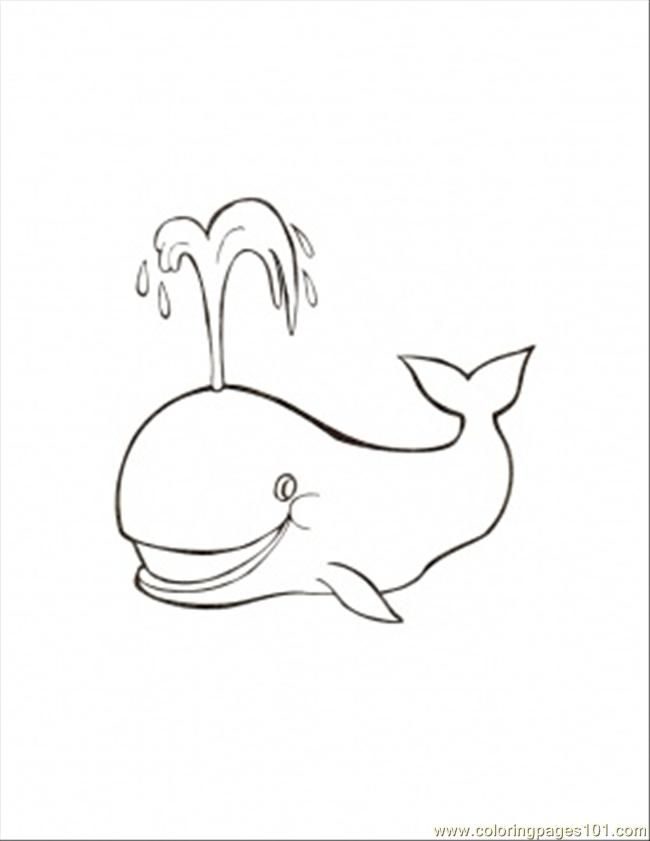 Coloring Pages Le And Fountain Coloring Page (Mammals > Whale