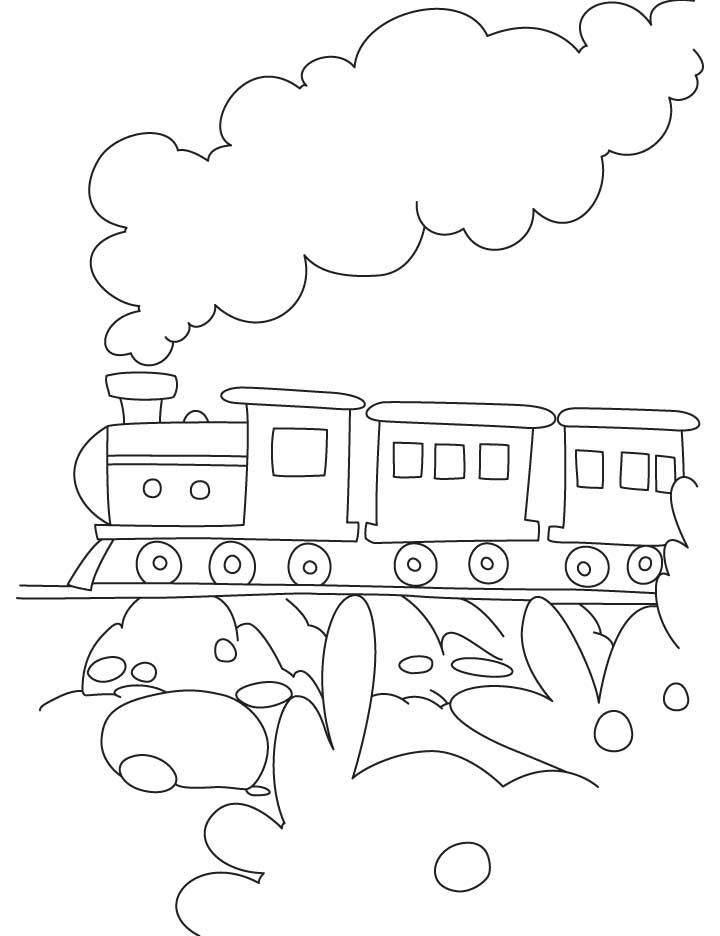 Train picture coloring pages, Kids Coloring pages, Free Printable
