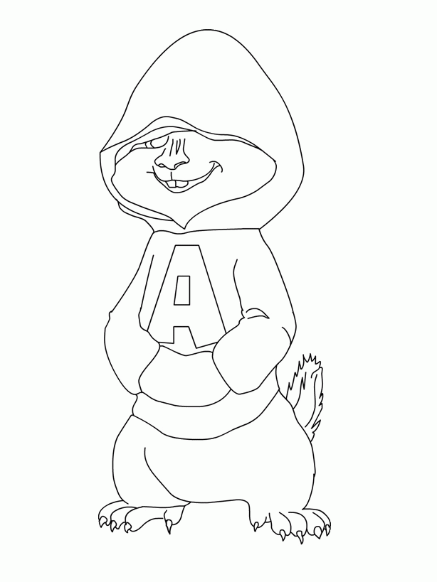 Alvin and the chipmunks coloring pages | Best Coloring Pages