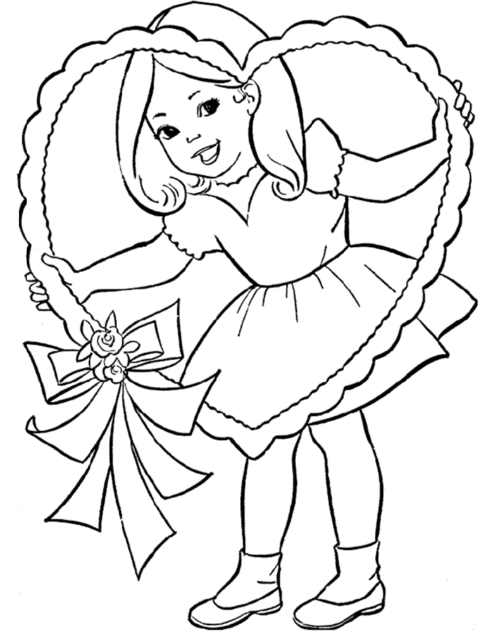 Valentine Coloring Pages - Free Coloring Pages For KidsFree
