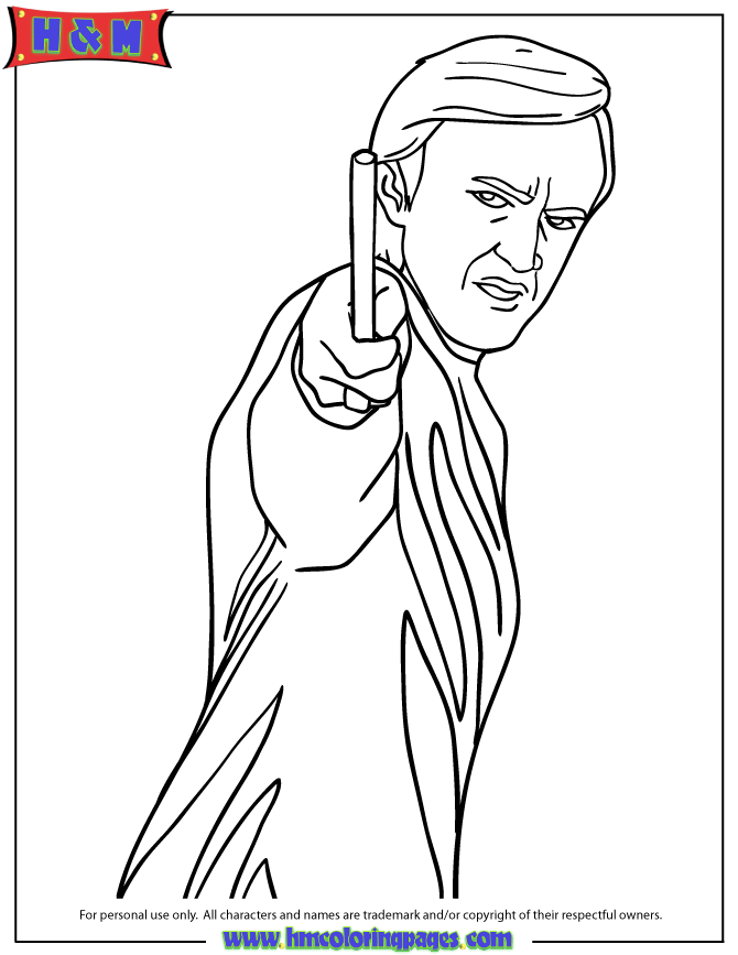 coloring-pages-harry-potter-draco-263 | COLORING WS