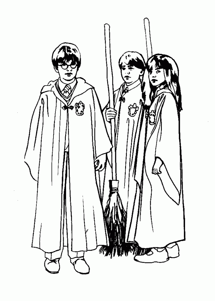 Harry-Potter-Coloring-Pages-For-Kids-737×1024 | COLORING WS