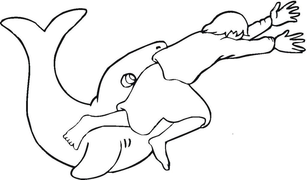 Online Story Of Jonah And Whale Coloring Page | Laptopezine.