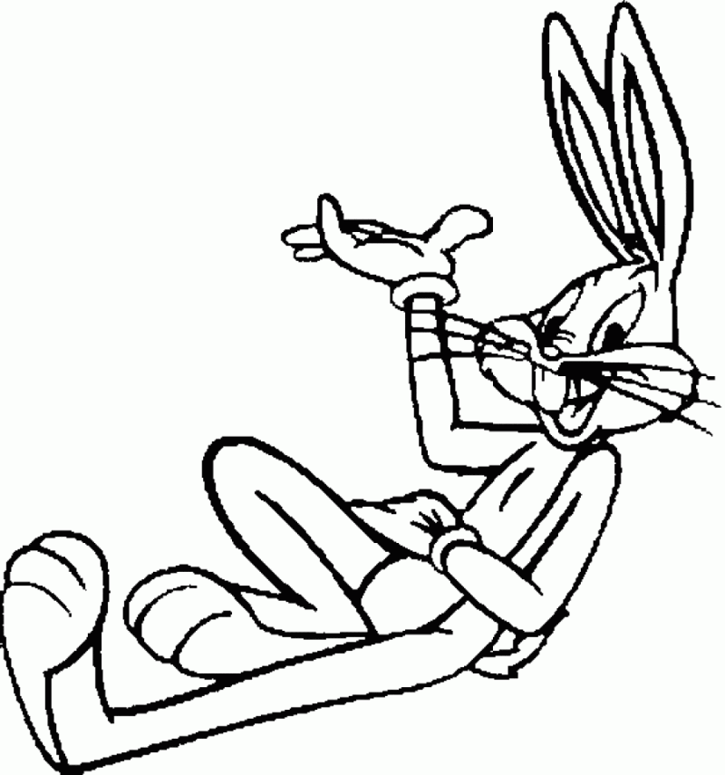 Bugs Bunny Coloring Page - HD Printable Coloring Pages